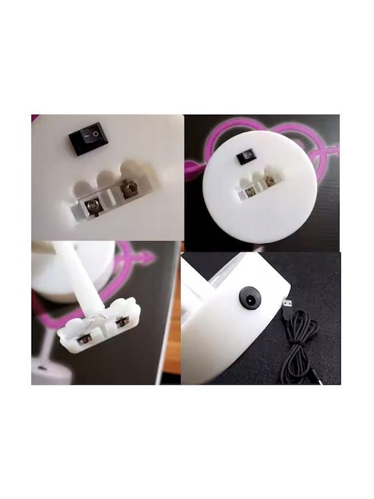 Dekorative Lampe Weiß