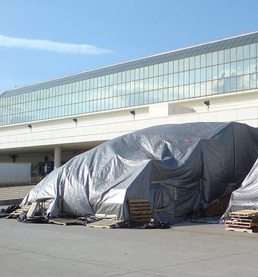 Δίχτυ / Πανί Σκίασης Γκρι 3x4m 80gr/m²