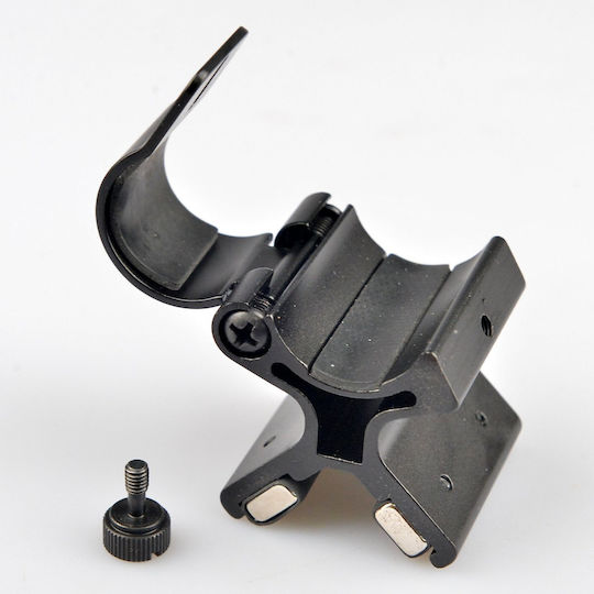 Magnetic Holder Hanging A Flashlight On A Gun Dm2