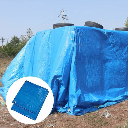 Waterproof Tarpaulin 4x3m. Blue