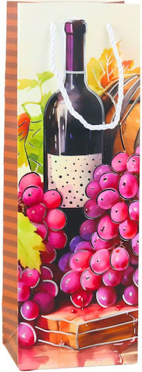 Lean Toys Хартиена Калъф за бутилка Цветна 35x9x12см.