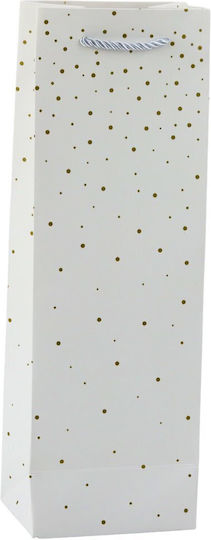 Lean Toys Paper Bag for Gift Gold 35x9x12cm.