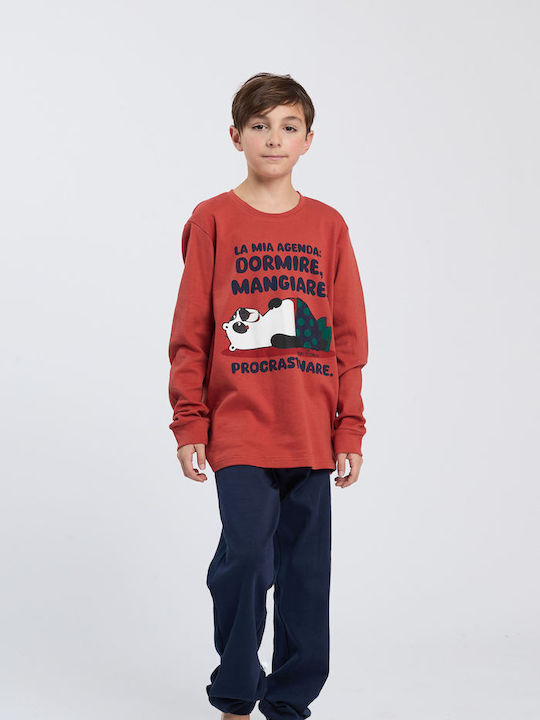 Crazy Farm Kids Nightwear Winter Rust Orange