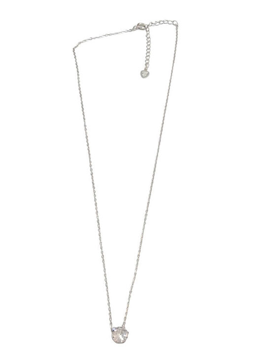 Prince Silvero Charm Solitärring aus Silber mit Zirkon