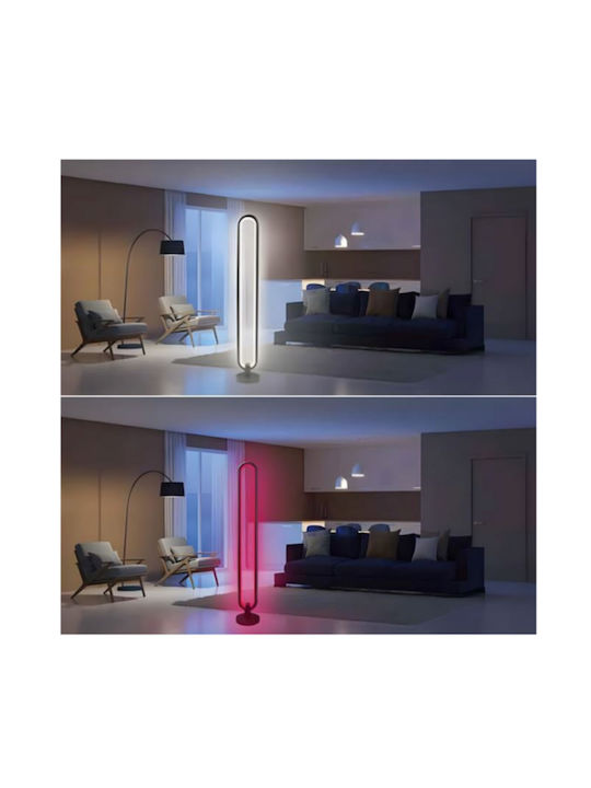 LED Floor Lamp H104.5xW13cm. with RGBW Light