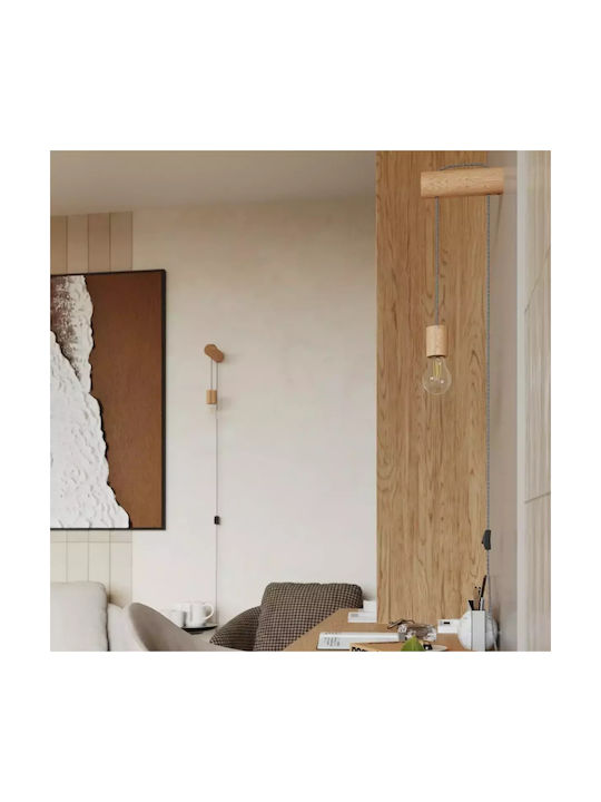 Sollux Klassisch Leuchte Wand mit Fassung E27 und Schalter Weiß
