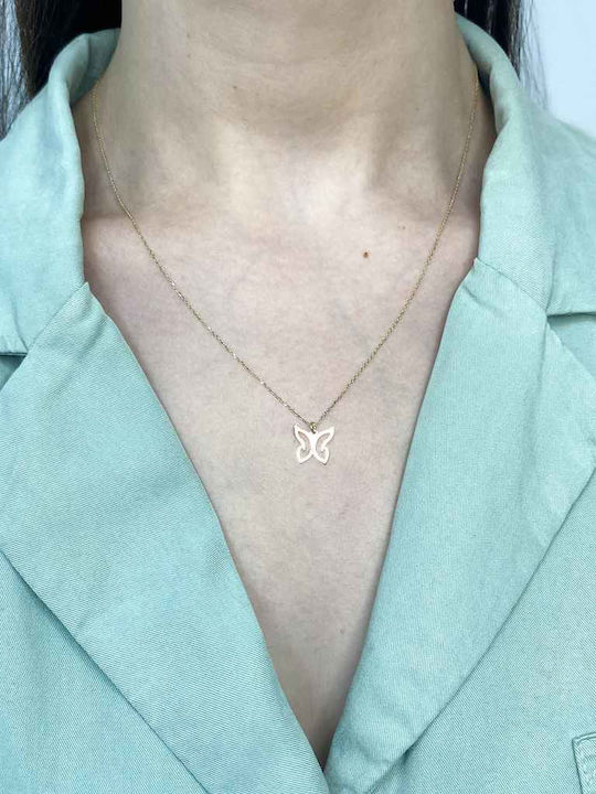 Sorelly Charm mit Design Schmetterling aus Gold 14K
