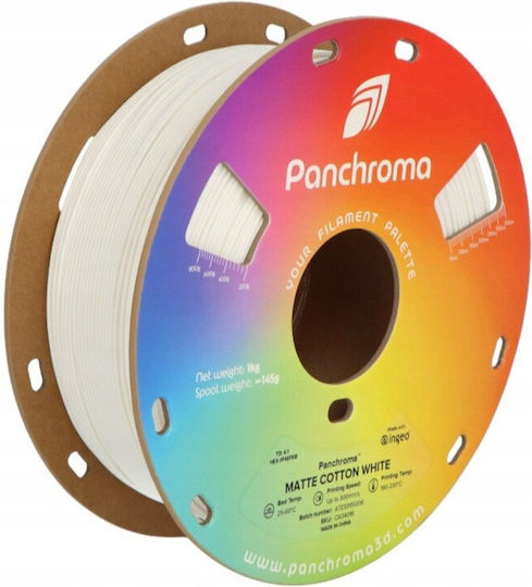 Polymaker PLA 3D Printer Filament 1.75mm Λευκό 1kg