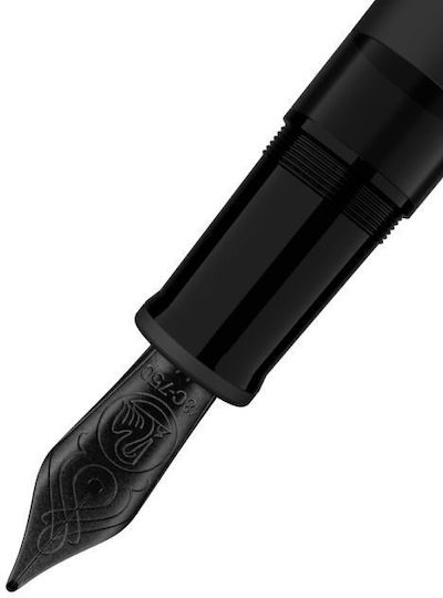 Pelikan Souveran M805 Πένα Γραφής Μαύρη με Μαύρο Μελάνι