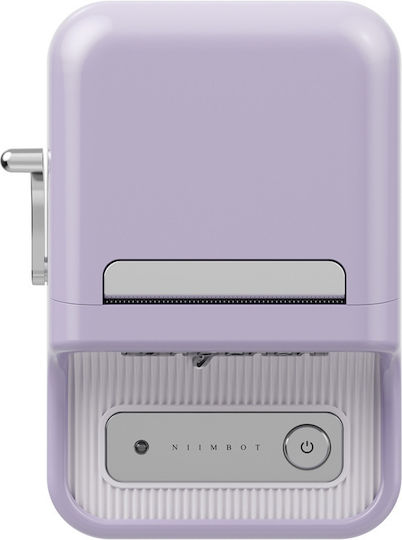 Niimbot B21 Pro Elektronischer Etikettendrucker 1 Zeile mit Bluetooth Lila