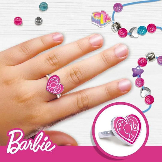 Lisciani Giochi Beads with Barbie jewelry box, We Dream Together for Children 5+ years Years