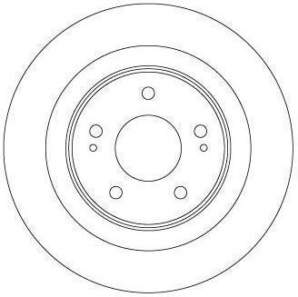 Trw Bremsscheibe Df6598