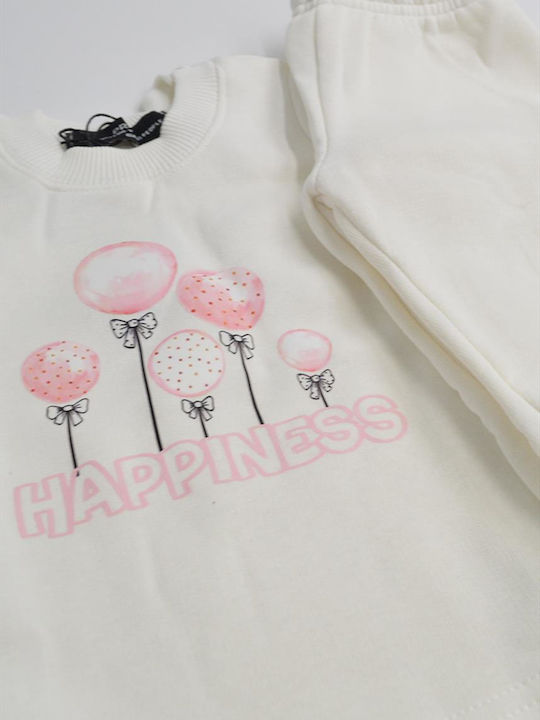 Kinder Sweatpants Set - Jogginganzug Ecru