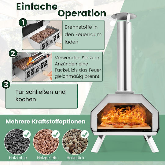 Costway Pizza Oven Wood