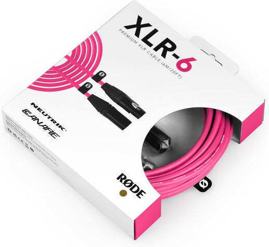 Rode Premium Kabel XLR-Stecker - Rosa 6m XLR6M-P