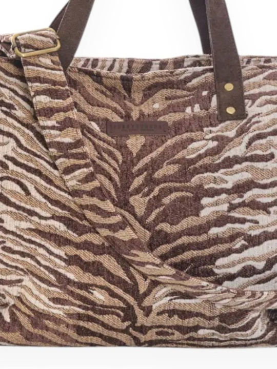 Γυναικεία Τσάντα Tote Χειρός Καφέ