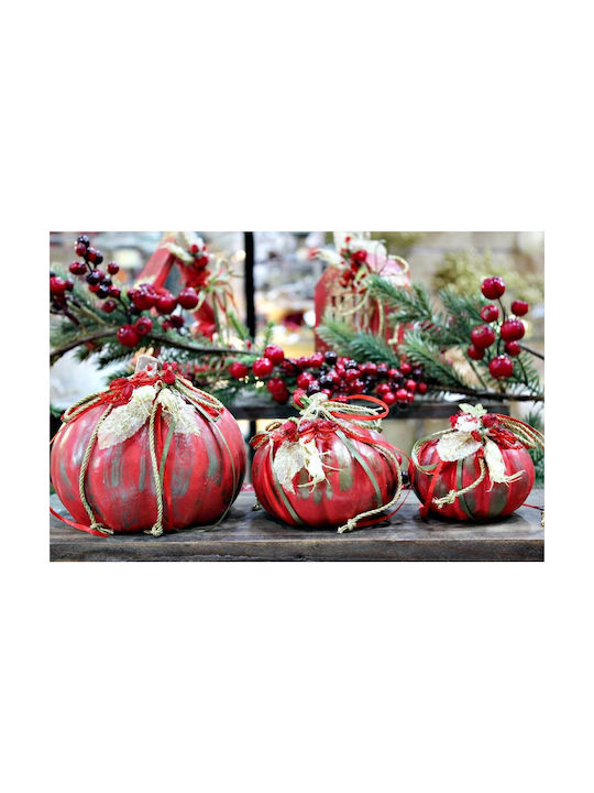 Gerakis Tabletop Lucky Charm Pumpkin Red made of Plaster 13.5x14cm 1pcs Gerakis Tabletop Lucky Charm Pumpkin Red made of Plaster 13.5x14cm 1pcs