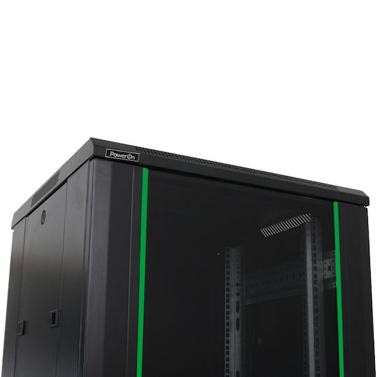 Power On С крака Рак кабинет 32U 60x60x160.5см Сив 050191
