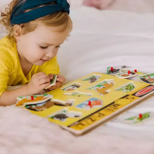 Holz Kinder Steckpuzzle für 2+ Jahre alt+ Jahre Melissa & Doug