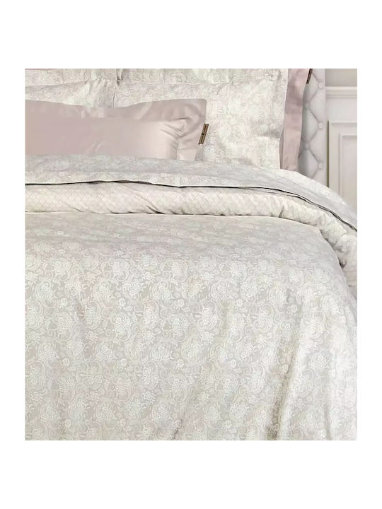 Greenwich Polo Club Essentia 2369 Essentia 2369 Σετ Σεντόνια King Size 260x280εκ. Ecru - Taupe (4τμχ)