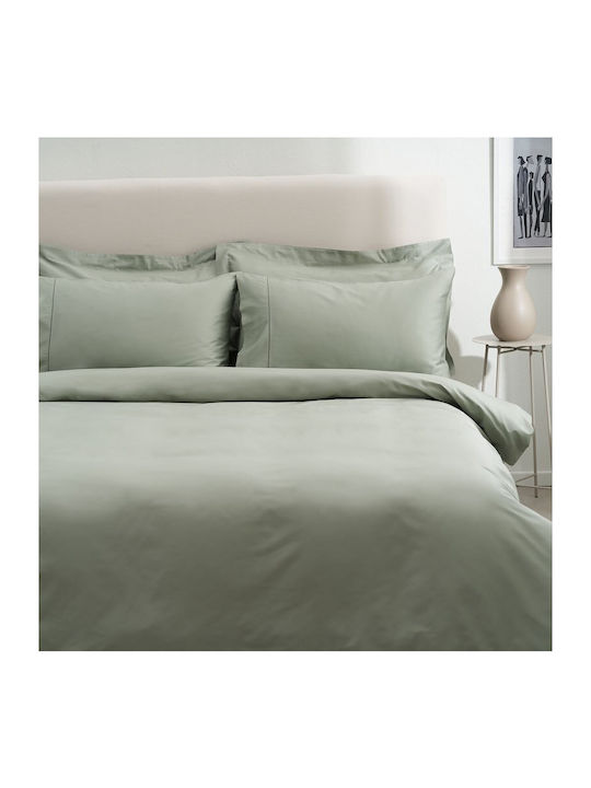 Vesta Home Σετ Σεντόνια Υπέρδιπλα 240x270εκ. Olive (4τμχ)