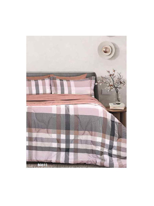 Palamaiki Bettwäsche-Set Überdoppel 230x260cm. Bed In A Bag B0693 4Stück