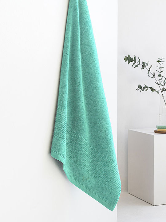 Palamaiki Badehandtuch Roke 80x160εκ. Aqua Gewicht 600gr/m²