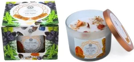 Green Tree Candle Company Αρωματικό Κερί Σόγιας σε Βάζο Πολύχρωμο 256gr