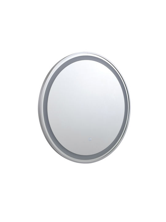 ARlight Кръгло Банско Огледало LED Touch Сребрист