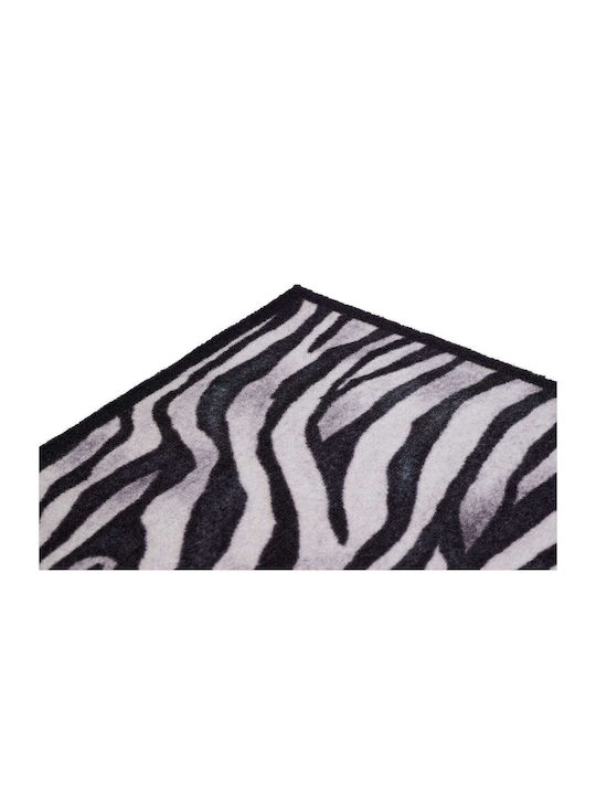 Sdim Küchenmatte für den Flur mit rutschfestem Unterlage Zebra 50x150εκ.
