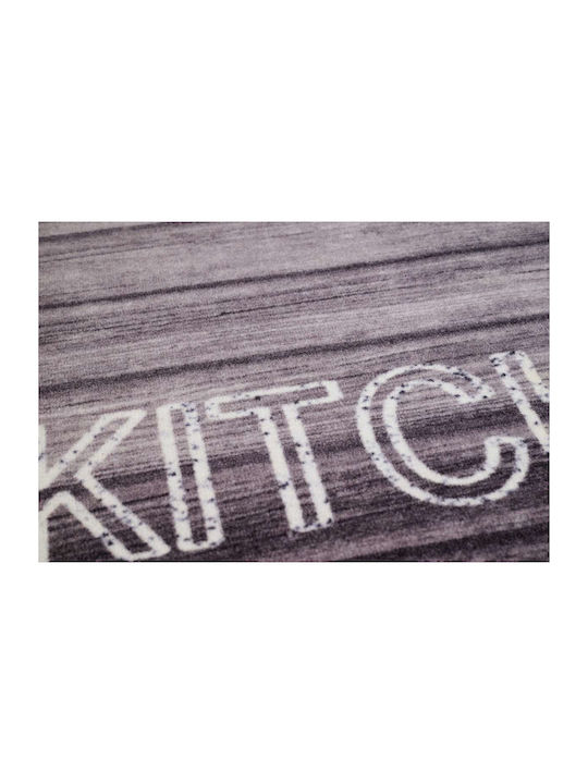 Sdim Kitchen Mat Runner with Non-Slip Underlay Gray 67x120cm