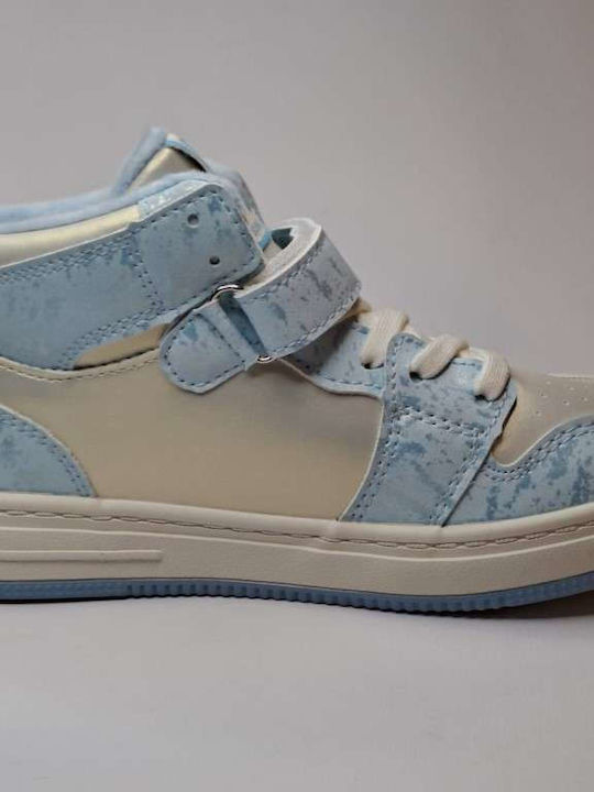 Kinder Sneakers Hoch Hellblau