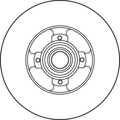 Trw Brake Disc Df6128bs