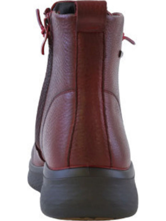 Ghete Dama de Piele Burgundy