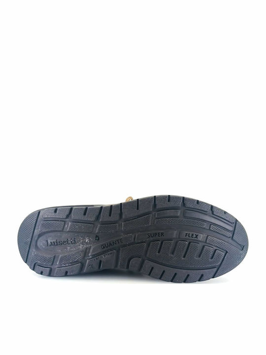 Herren Sneakers Taupe Δέρμα