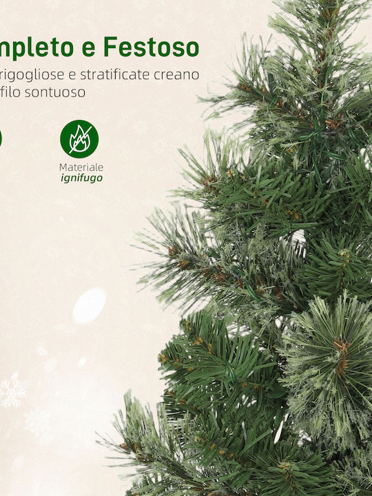 Weihnachtsbaum 60cm mit LED-Beleuchtung Weiß
