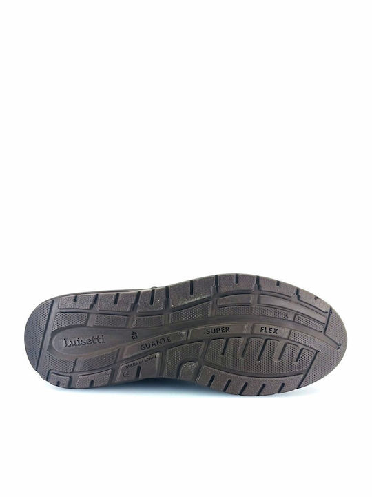 Ανδρικά Sneakers Καφέ Δέρμα