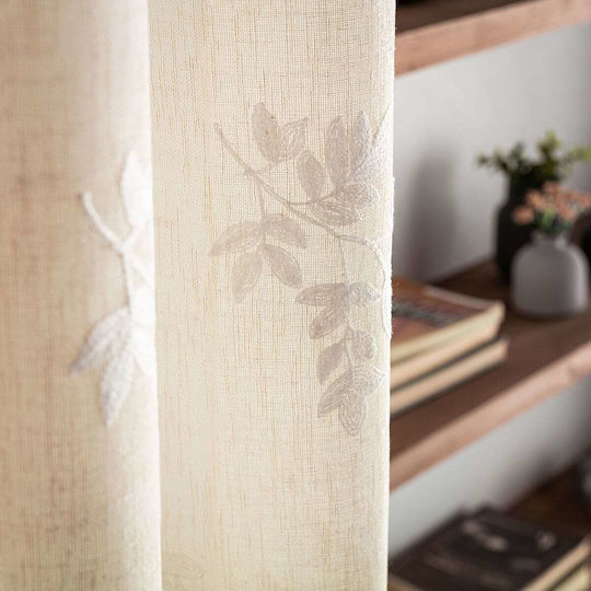 Gofis Home Curtain with Pencil Pleat Beige 1004532120600 140x280cm