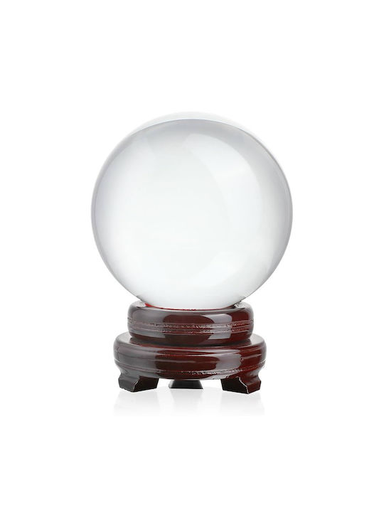 Bila De Vindecare Din Cristal Clar Cu Bază 10cm