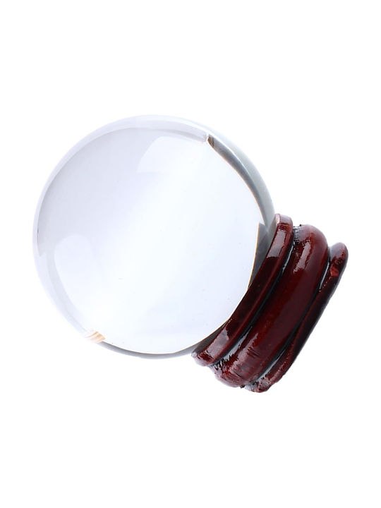 Bila De Vindecare Din Cristal Clar Cu Bază 10cm