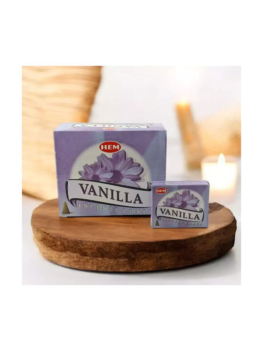Ароматни Конуси Ванилия Hem Vanilla Cones 10 Бройки
