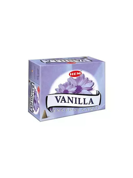 Ароматни Конуси Ванилия Hem Vanilla Cones 10 Бройки