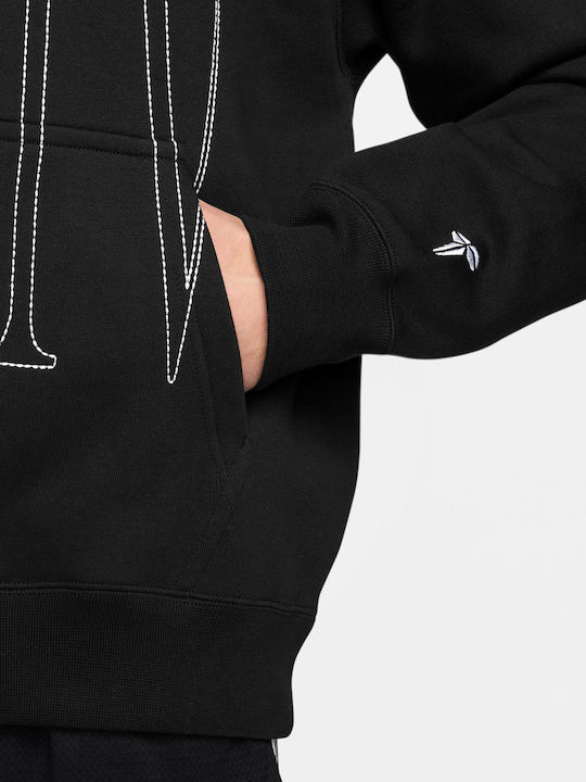 Hoodie Φούτερ με Κουκούλα Μαύρο