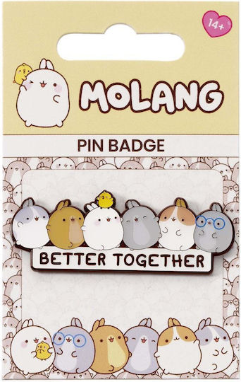 Molang Together Pin Badge