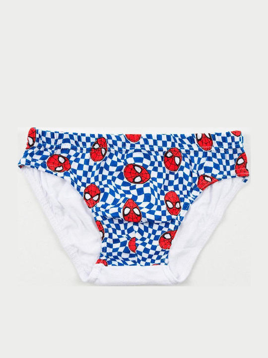 Superheroes Kids' Set with Briefs Μπλε-γκρι-λευκό 3pcs