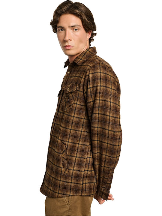 Original Μακρυμάνικo Overshirt Brown 61-105.054.Ν0000