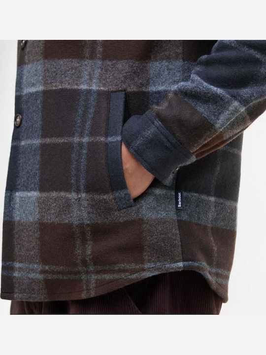 Μακρυμάνικo Overshirt Καρό Midnight Oak