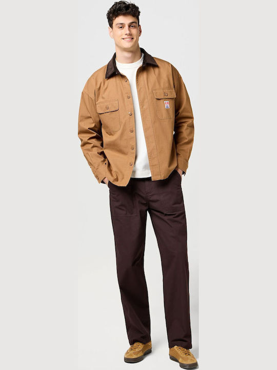 Casey Μακρυμάνικo Overshirt Camel