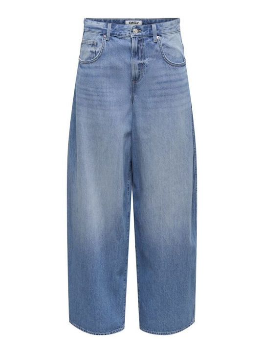 Hw Hoch tailliert Damenjeans Medium Blue