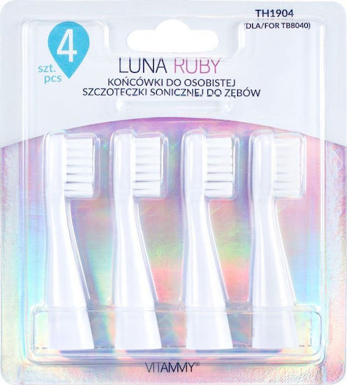 Vitammy Tipp Luna Sonic Zahnbürste 4 Stück